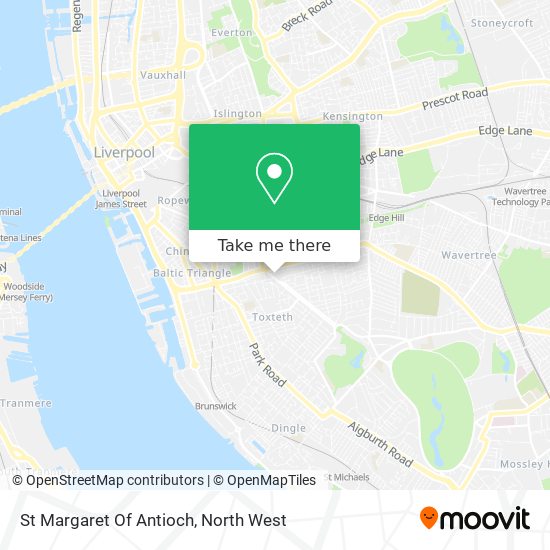 St Margaret Of Antioch map