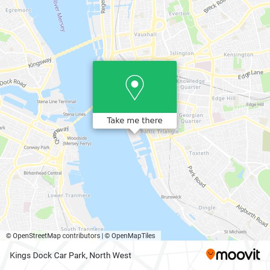 Kings Dock Car Park map