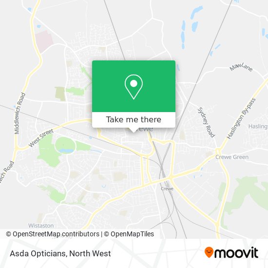 Asda Opticians map