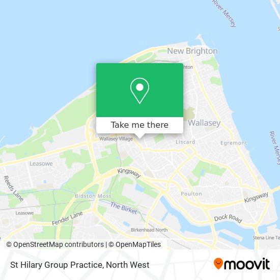 St Hilary Group Practice map