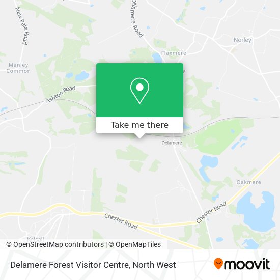 Delamere Forest Visitor Centre map