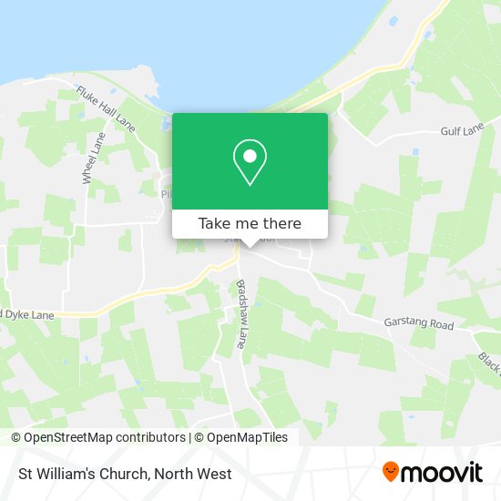 St William's Church map