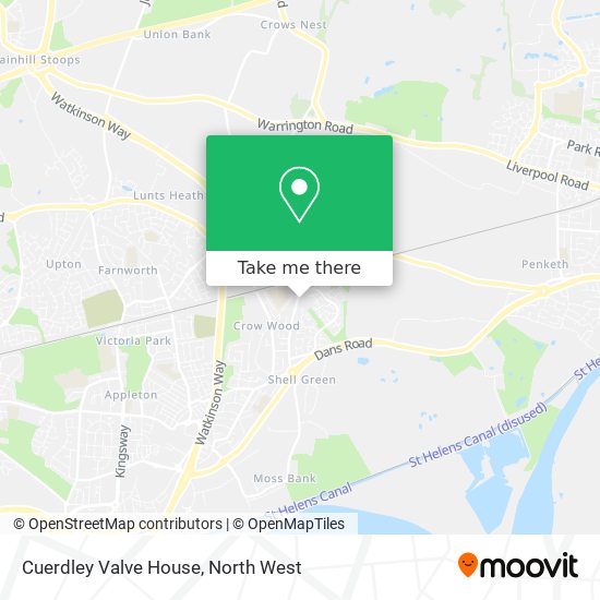 Cuerdley Valve House map