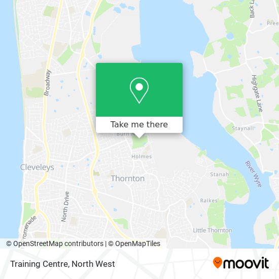 Training Centre map