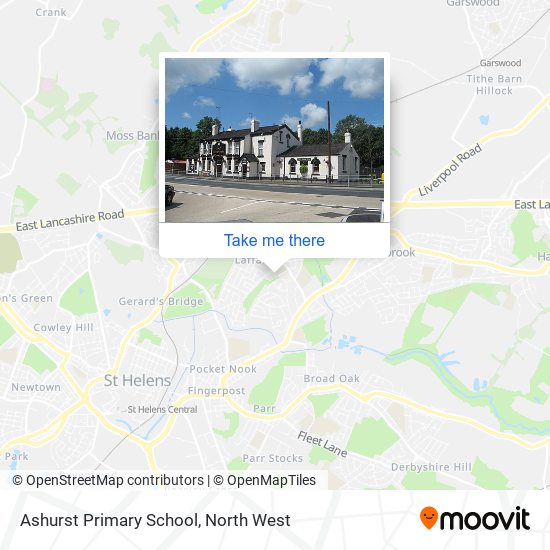 Ashurst Primary School map