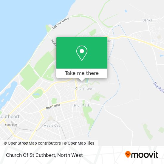 Church Of St Cuthbert map