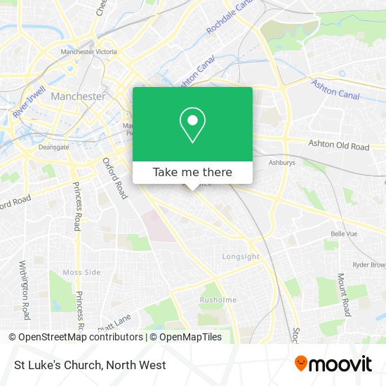 St Luke's Church map