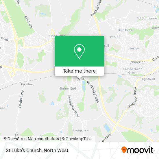 St Luke's Church map