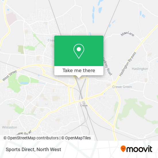 Sports Direct map