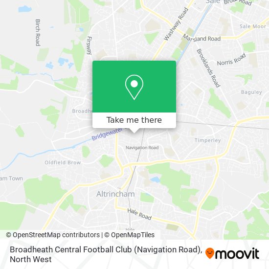 Broadheath Central Football Club (Navigation Road) map