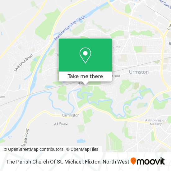 The Parish Church Of St. Michael, Flixton map