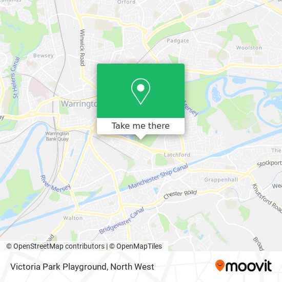Victoria Park Playground map