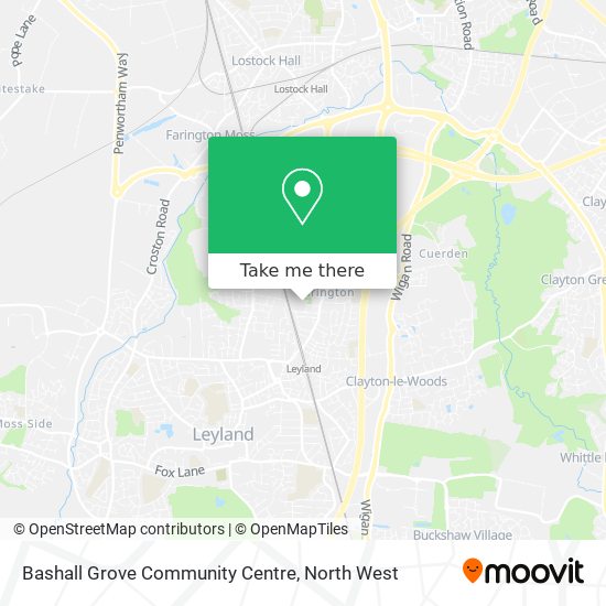 Bashall Grove Community Centre map