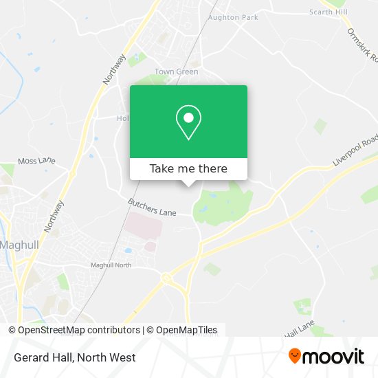 Gerard Hall map