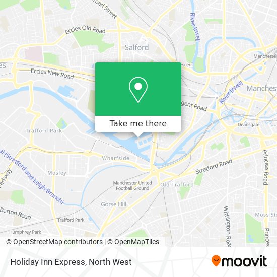 Holiday Inn Express map