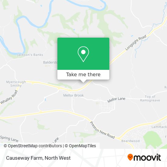 Causeway Farm map