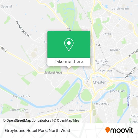 Greyhound Retail Park map