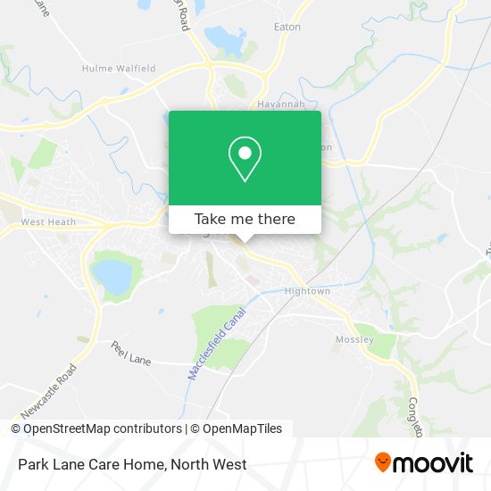 Park Lane Care Home map