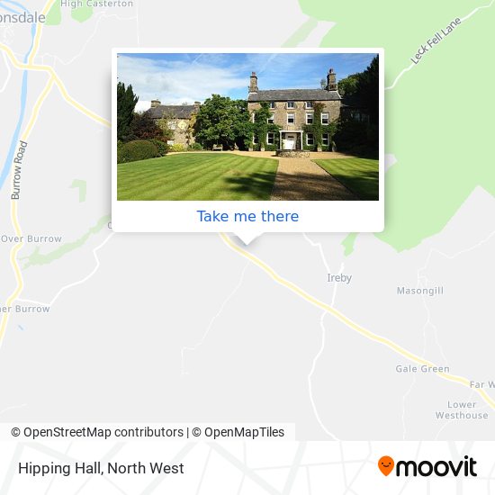 Hipping Hall map