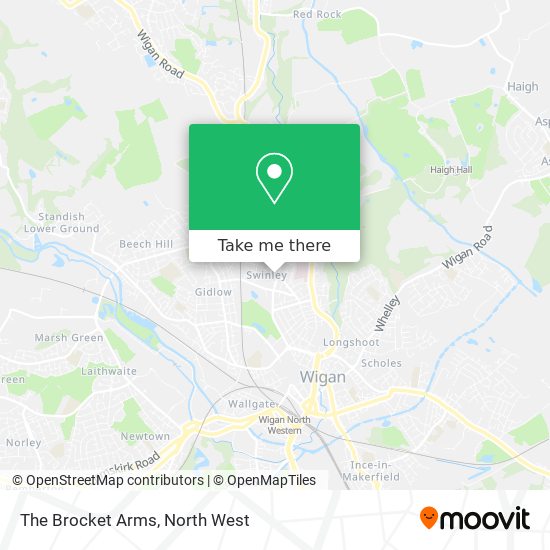 The Brocket Arms map