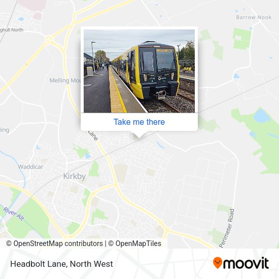 Headbolt Lane map