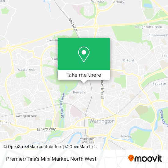 Premier/Tina's Mini Market map