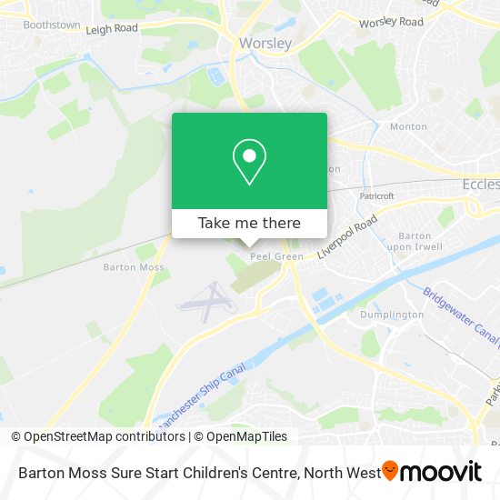 Barton Moss Sure Start Children's Centre map