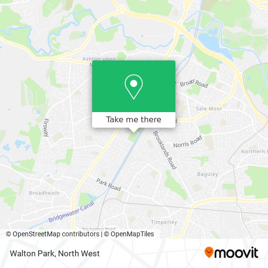 Walton Park map