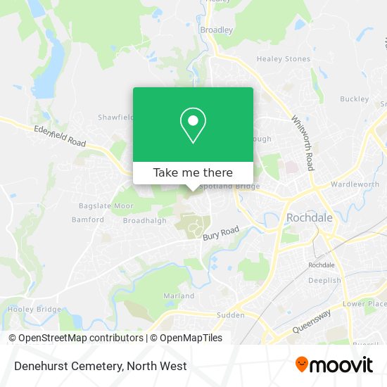 Denehurst Cemetery map