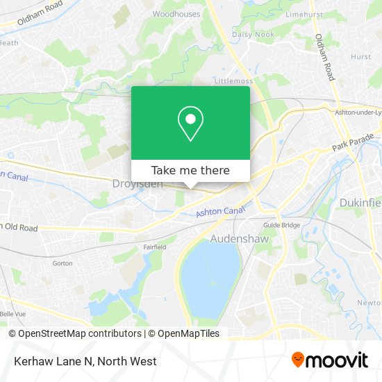 Kerhaw Lane N map