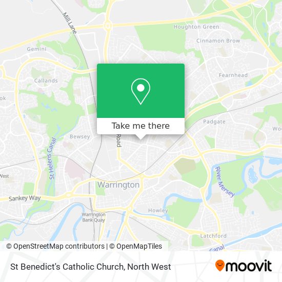 St Benedict's Catholic Church map