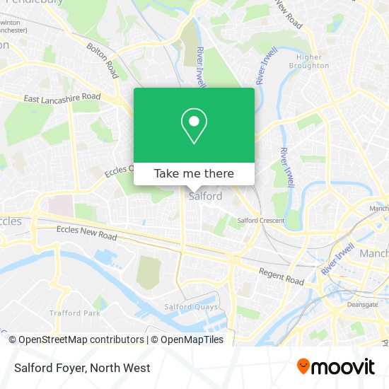 Salford Foyer map