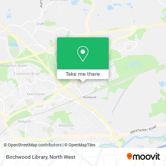 Birchwood Library map