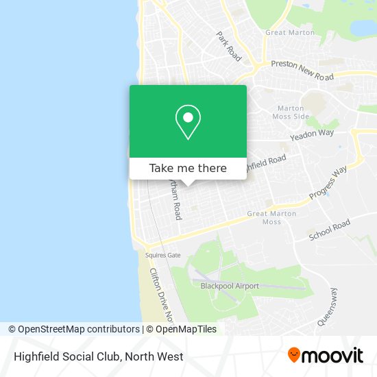 Highfield Social Club map
