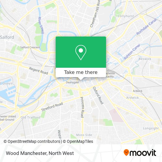 Wood Manchester map