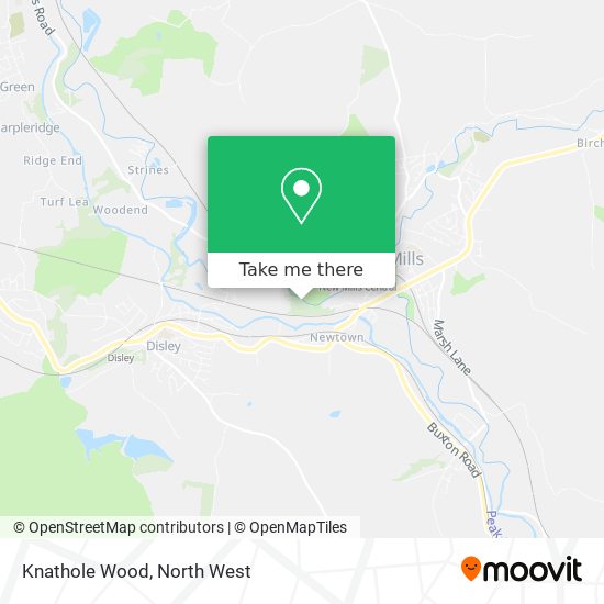 Knathole Wood map