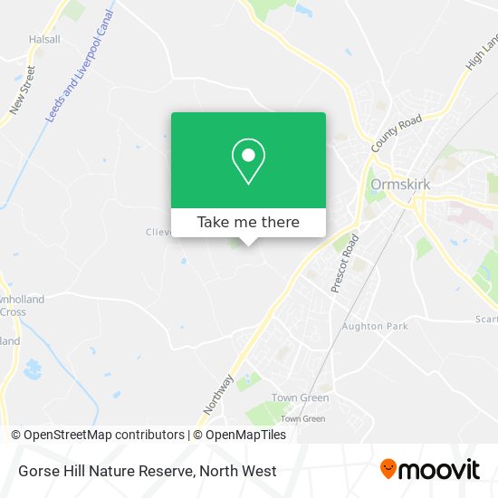 Gorse Hill Nature Reserve map