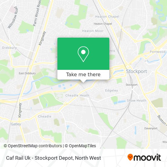 Caf Rail Uk - Stockport Depot map