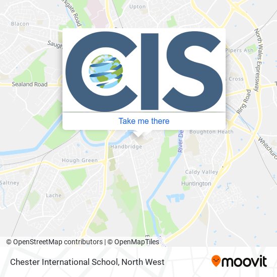 Chester International School map