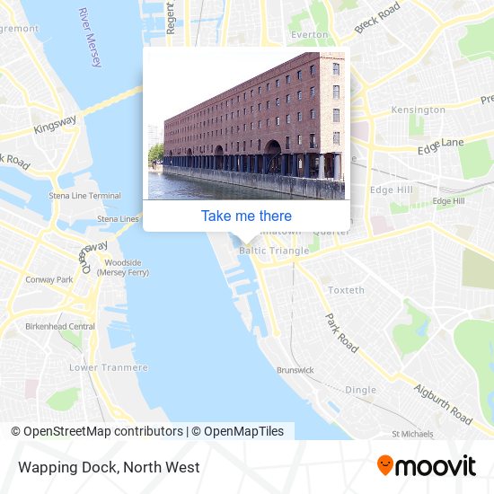 Wapping Dock map