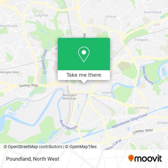 Poundland map