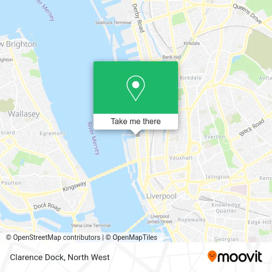 Clarence Dock map