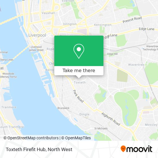 Toxteth Firefit Hub map