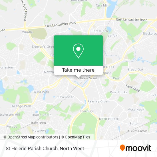 St Helen's Parish Church map