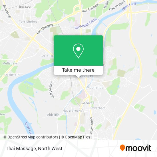 Thai Massage map