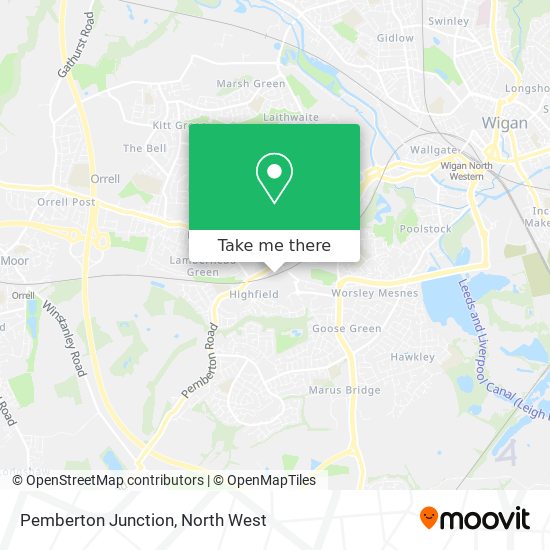 Pemberton Junction map