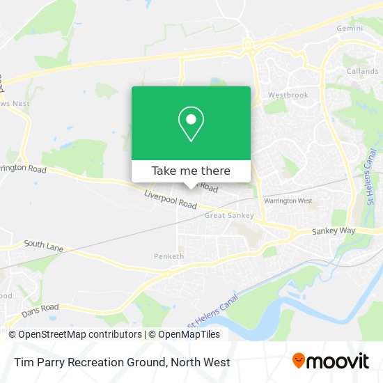 Tim Parry Recreation Ground map