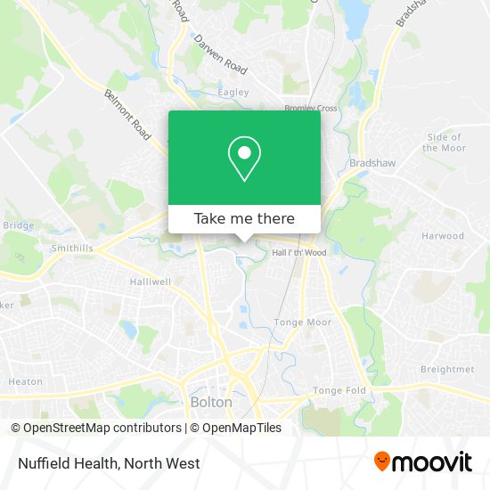 Nuffield Health map