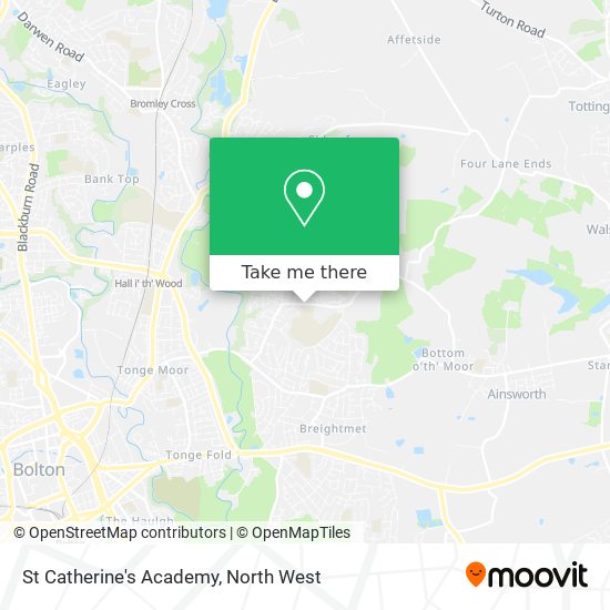 St Catherine's Academy map