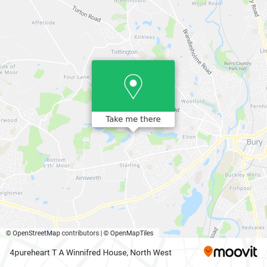 4pureheart T A Winnifred House map